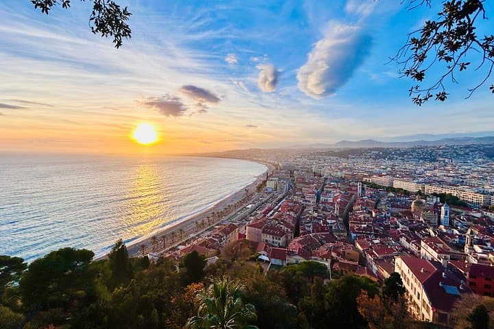 Tour del Atardecer en la Hora Dorada en Niza