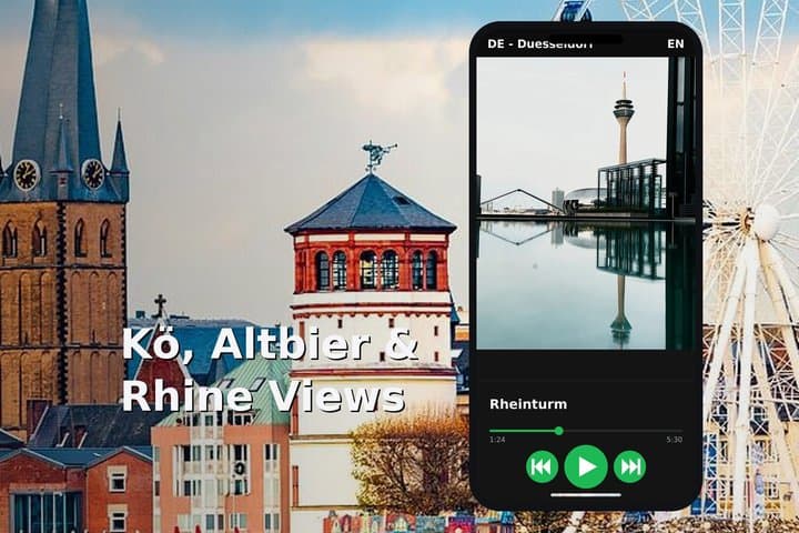 Düsseldorf Highlights Audio Guide und Selbstgeführte Tour