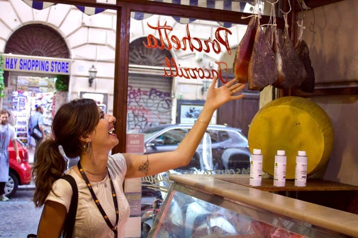 Rom Trastevere Food Walking Tour mit Pasta und Wein — Foto 2