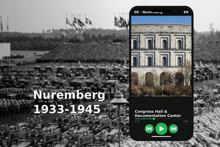 Historischer Hitler Nürnberg Audio Guide und Selbstgeführte Tour