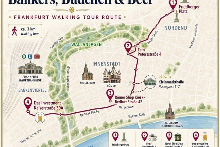 Tour a piedi di Frankfurt Buedchen e Birra — foto 2