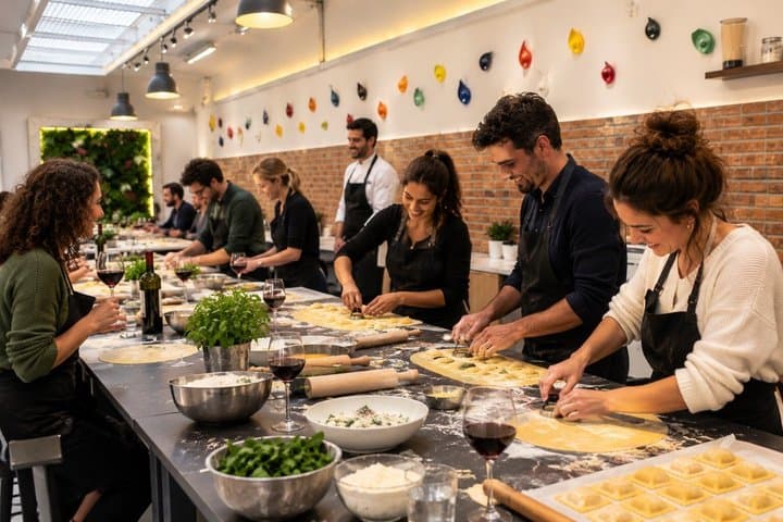 Gnocchi, Pasta, Tiramisù und Wein Kurs — Foto 3