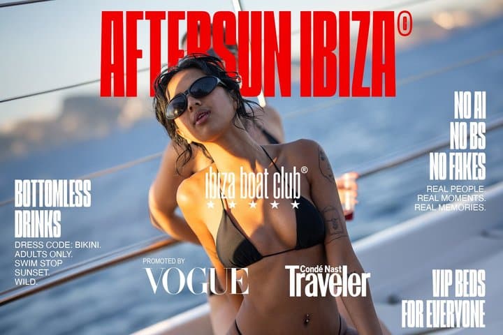 Aftersun Ibiza: Sunset Boat Party al Ibiza Boat Club