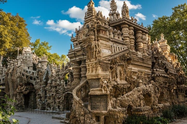 Palais Idéal du Facteur Cheval Lyon Private Guided Car Tour — Foto 4