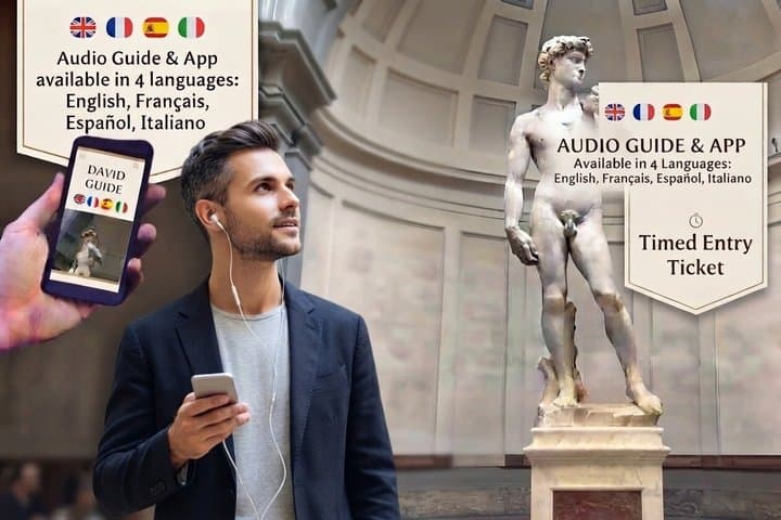 Galleria dell'Accademia: Biglietto d'ingresso con audio guida a orario